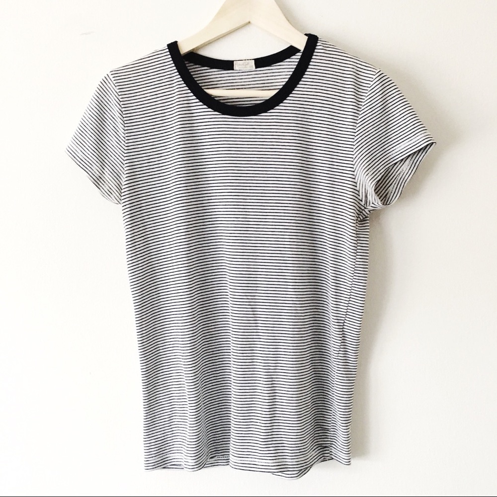 Striped Blue and White Shirt Brandy John Galt